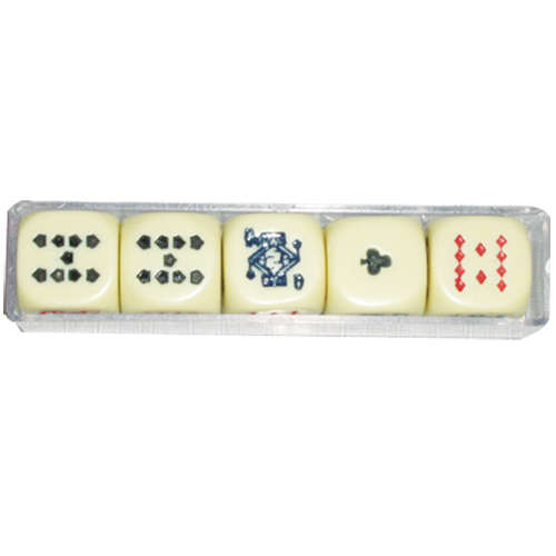 Poker dice - 5 piece set