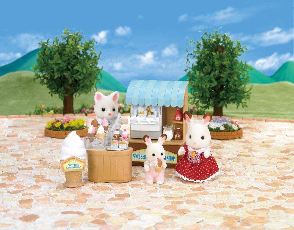 Sylvanian Toys: Soft serve ice cream shop