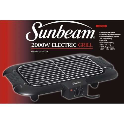 Sunbeam Electric Barbeque Grill (SEG-7000B)