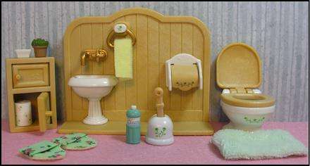 Sylvanian Toys: Toilet set