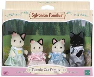 Sylvanian Families: Tuxedo Cat Family