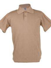 VicBay Unisex Classic Polo - stone