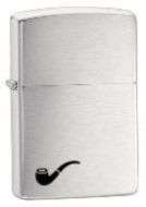 Zippo Lighter: Chrome pipe lighter