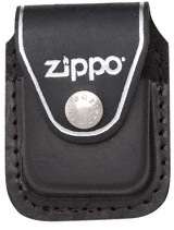 Zippo Leather Pouch w/Clip - Black