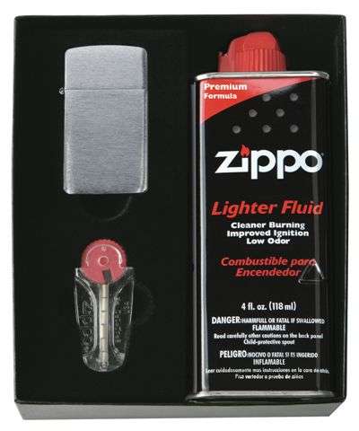 Zippo Lighter Gift Kit - slim (excludes lighter)
