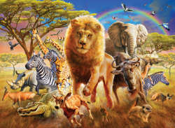 African Stampede (1500pc Puzzle)