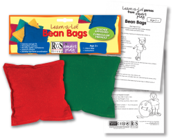 Bean Bags with instructions - stock on hand