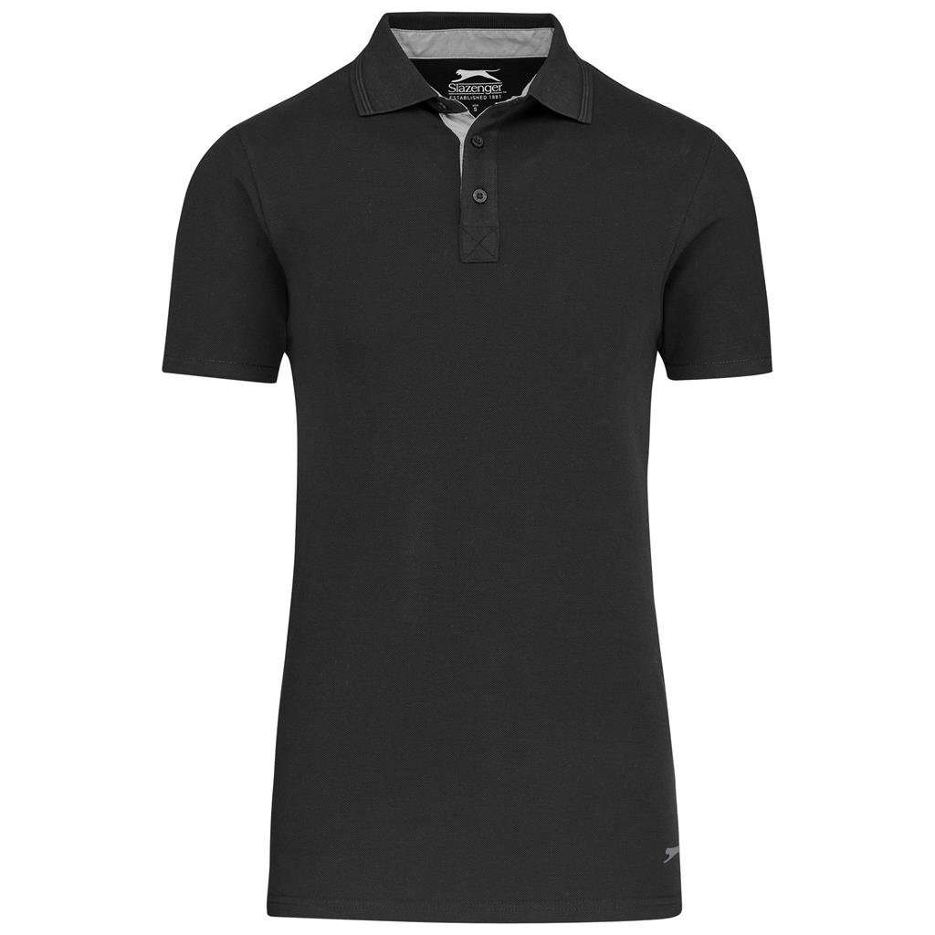 Slazenger Hacker Golf Shirt - Mens - black (SLAZ-7602)