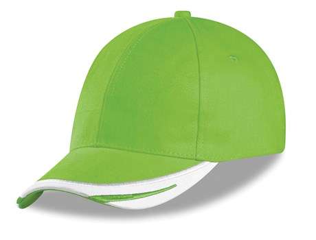 US Basic Bronx 6 Panel Cap - lime (CAP-1008)