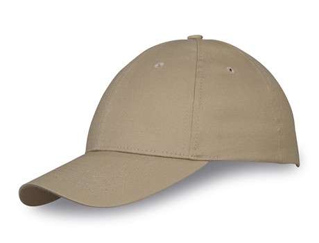 US Basic Detroit 6 Panel Cap - khaki (CAP-801)
