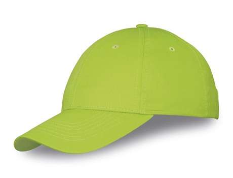 US Basic Detroit 6 Panel Cap - lime (CAP-801)
