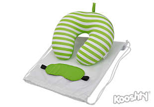 Kooshty Comfy travel set - lime