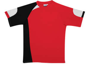 Altitude Tri-T T-shirt - red/black/white - SMALL - stock on hand