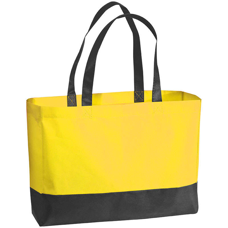 Non-woven shopper/beach bag - yellow (60094)