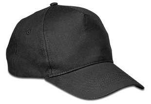 Altitude Brooklyn 5 panel cap - black