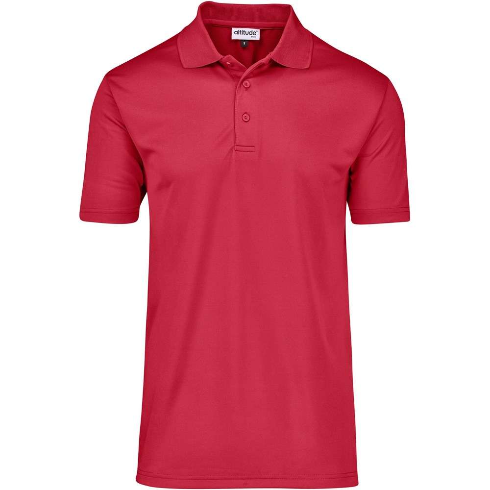 Altitude Pro Golf Shirt - Mens - red (ALT-PGM)