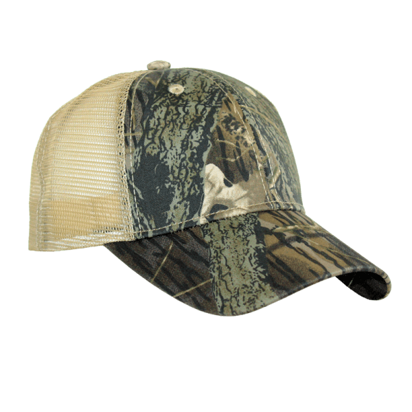 Woodland Trucker camo cap