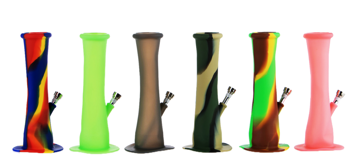 Silicone Bong (20cm) - Assorted