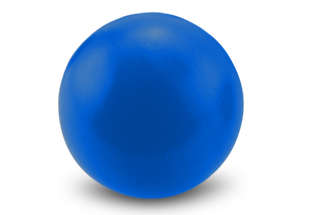 Bounce-back stress ball - blue