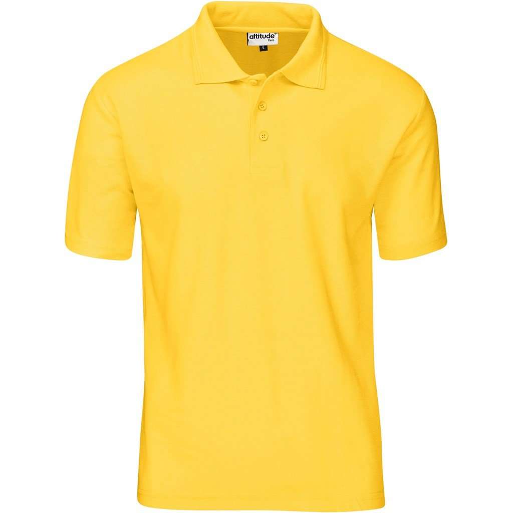 Altitude Basic Pique Kids golfer - yellow