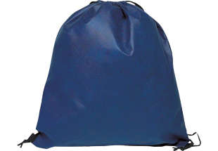 Whitefield Non-woven drawstring bag - navy