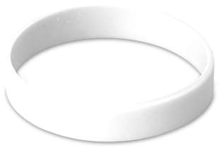 Fitwise Silicone wrist band - white