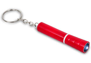 Sputnik LED keyholder - red