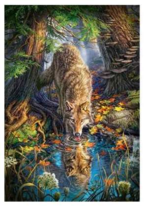 Wolf in the wind (1500pc Puzzle)