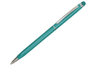 Slim metal stylus pen - turquoise