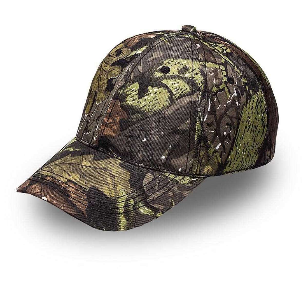 Camo Hunter Cap - camo leaf (6027)