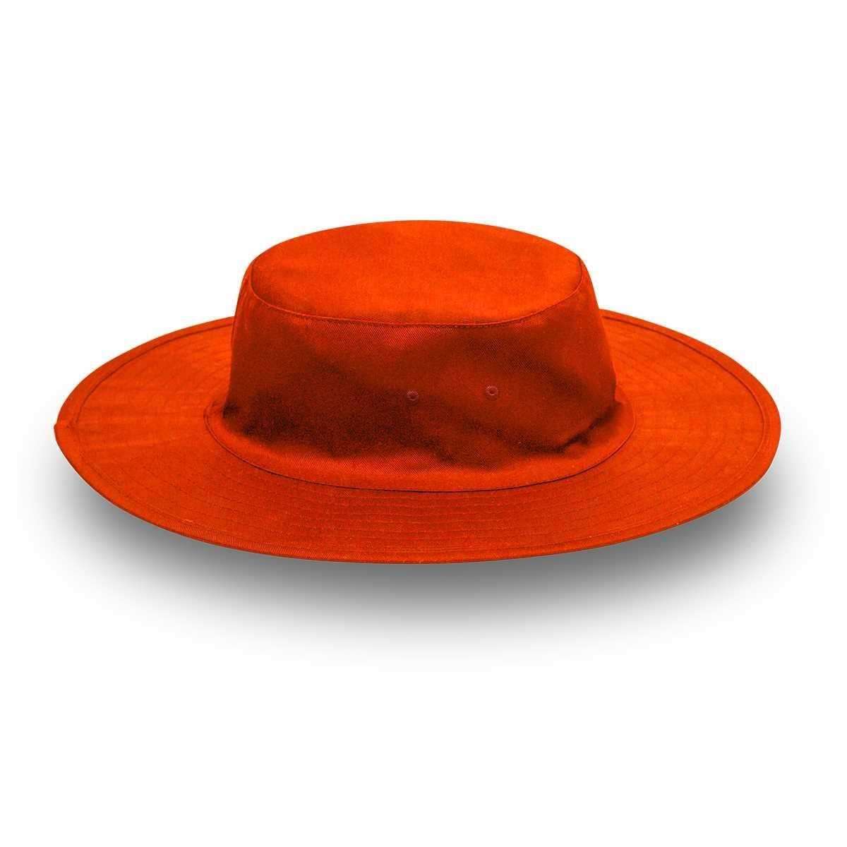 Collapsible Cricketer Hat - orange (H17002)