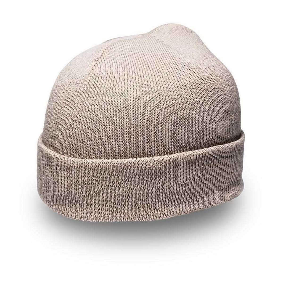 Cuffed Knitted Beanie - khaki (B001)