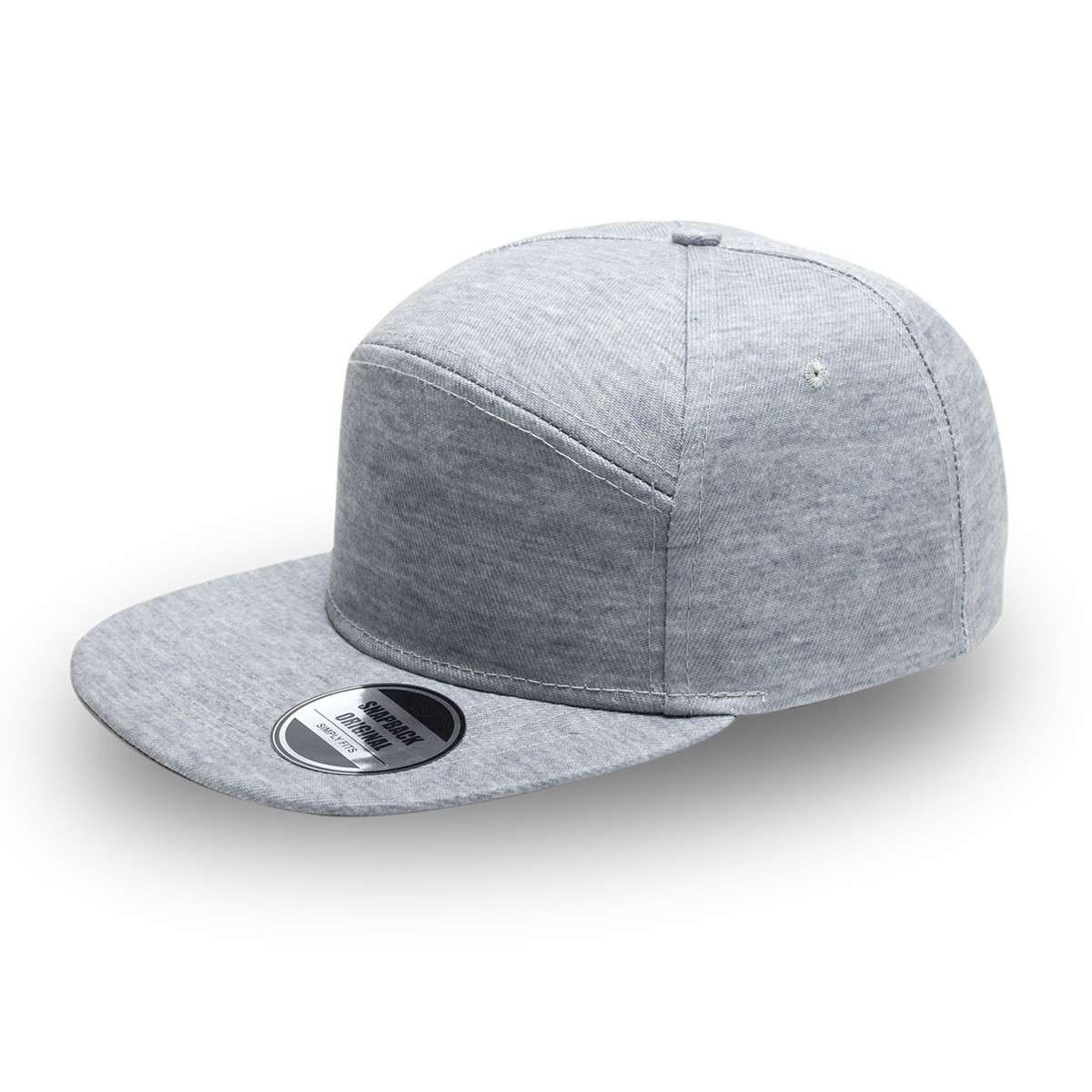 Horizon Snapback Cap - grey melange