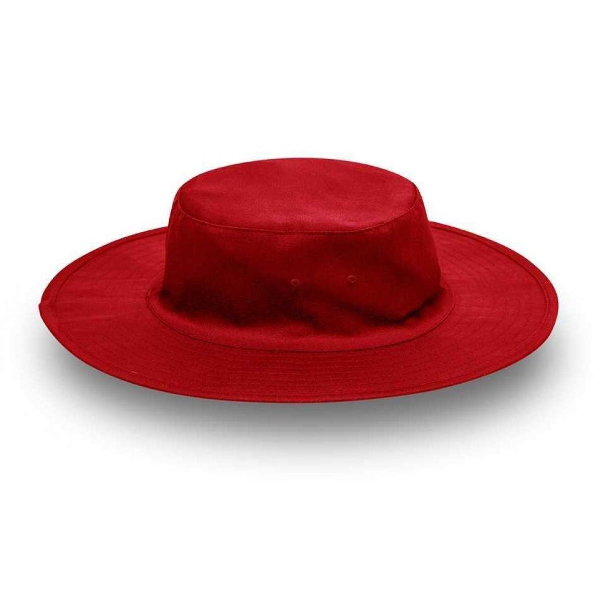 Kiddies Collapsible Cricket Hat - red (K17002)