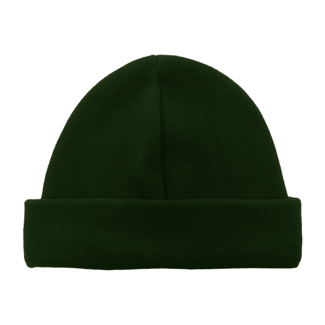 Polar Fleece Beanie - bottle green (B004)