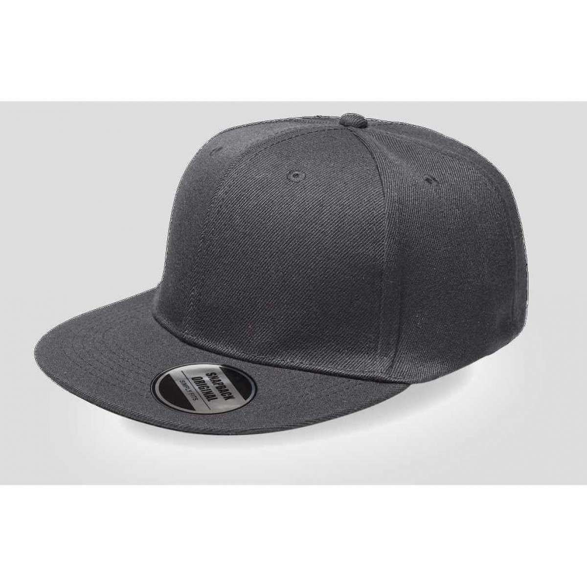 Snap Back Original Cap - charcoal (S12607)