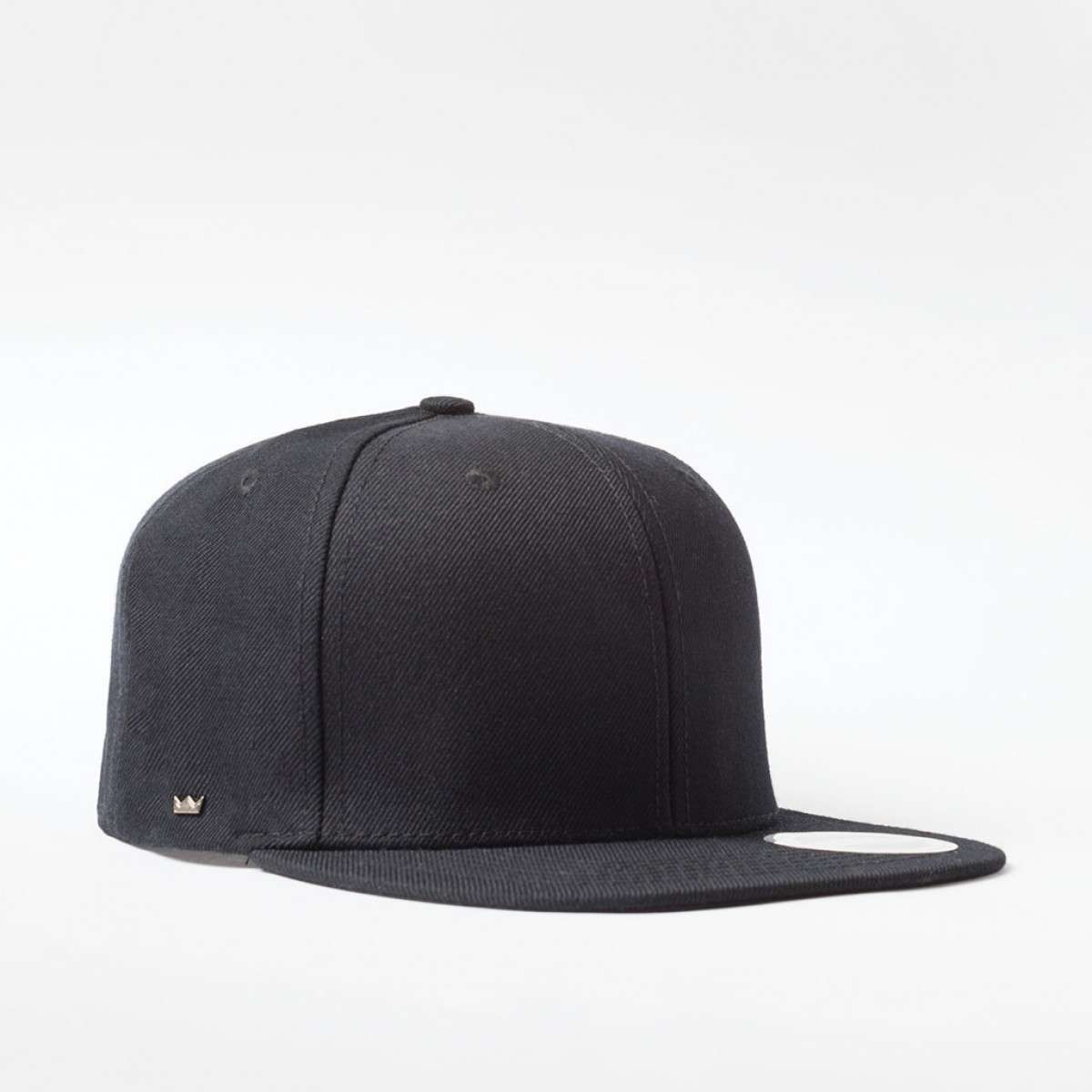 UFlex Snapback Flat Peak Cap - black