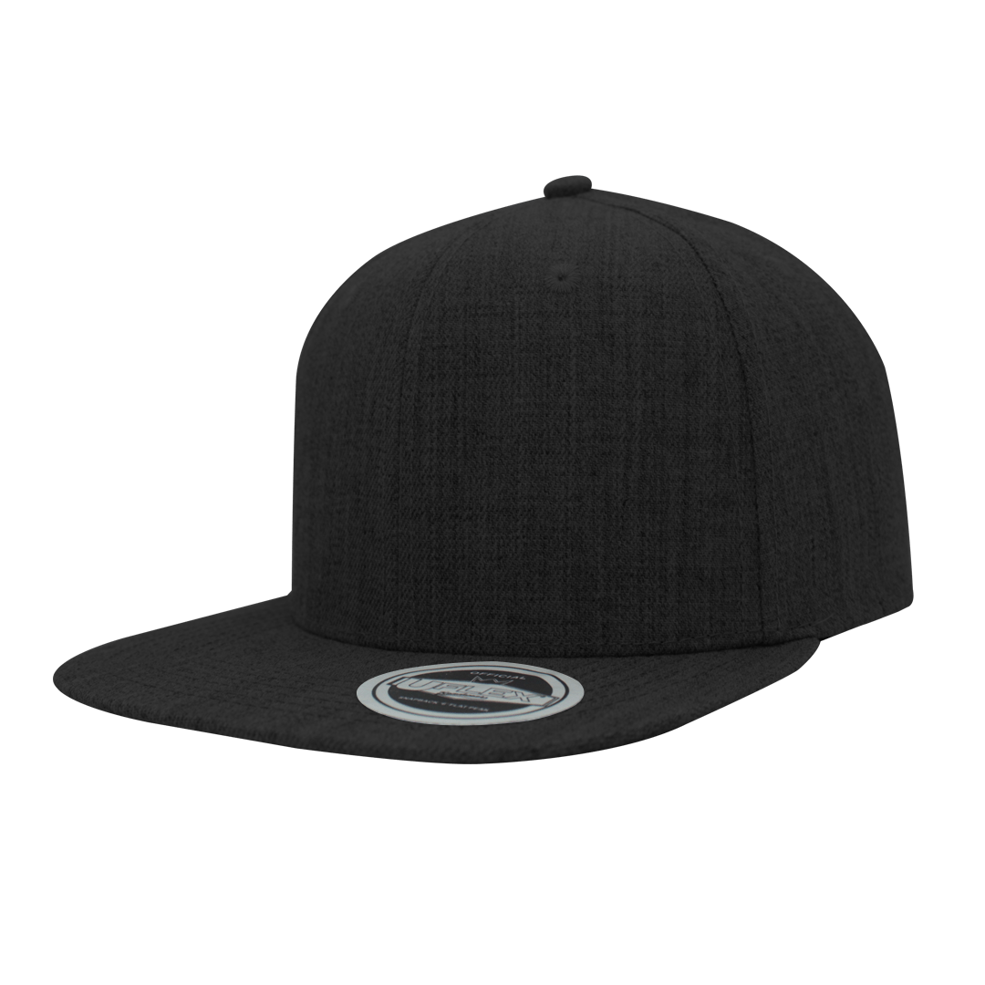UFlex Snapback Flat Peak Cap - charcoal (U15606)