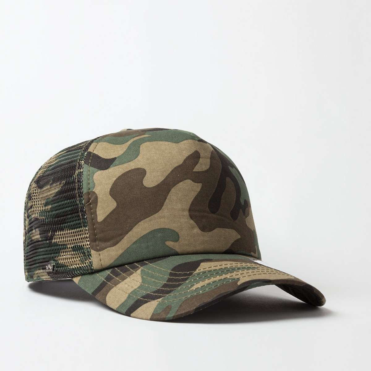 Uflex Curved Peak Trucker Cap - camo