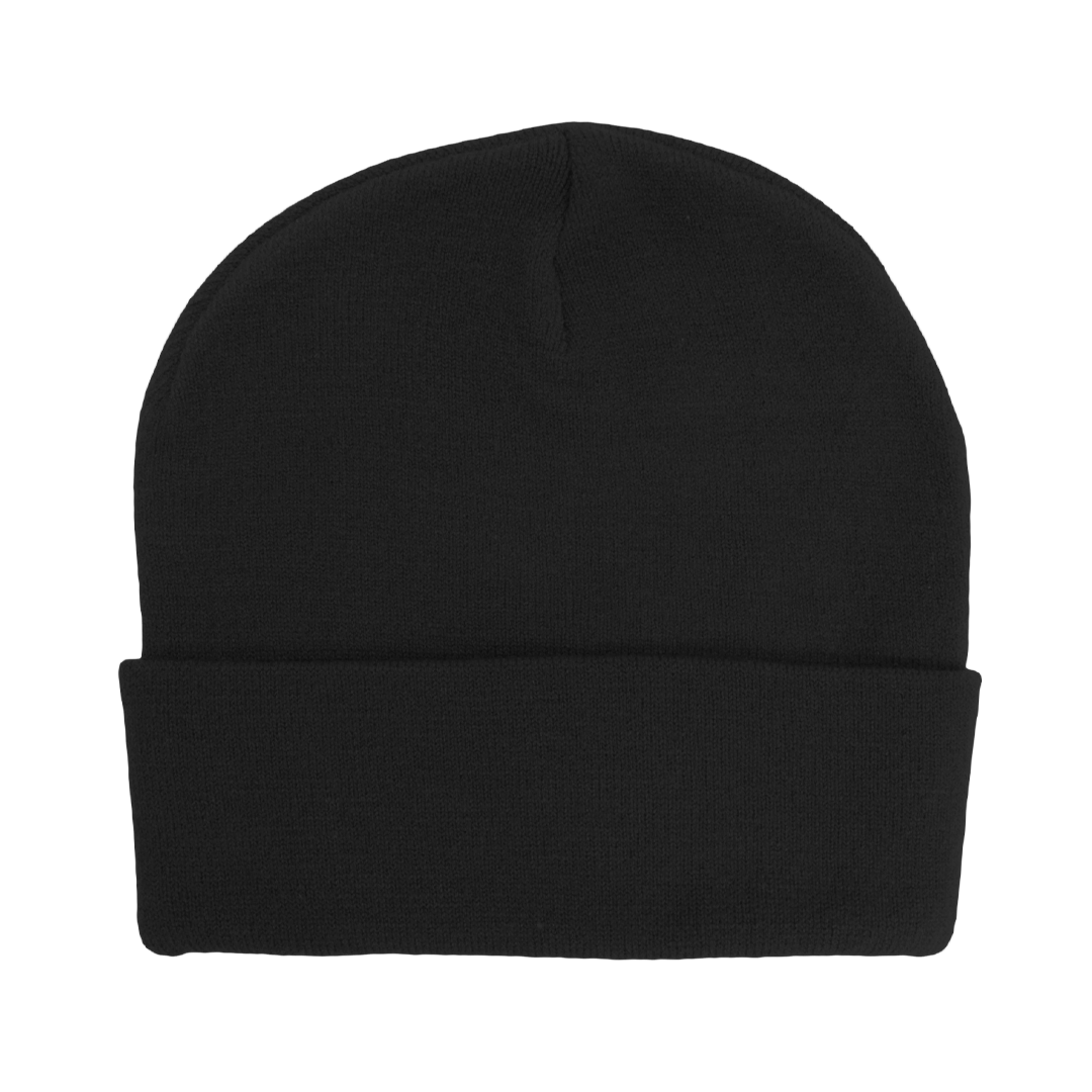 Value Cuffed Beanie - black (VB001)