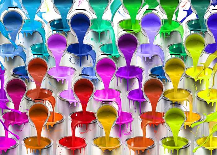 Paint Bucket Waterfall (1000pc Puzzle)