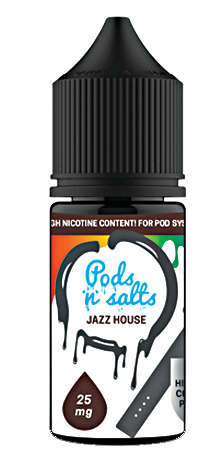 Local Vaping Liquid: Salt Nic - Jazz House - 25mg (30ml)
