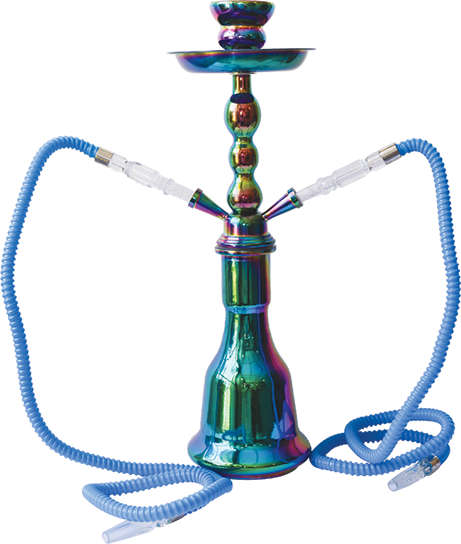 Phoenix Hookah: Medium 2-Way Rainbow (PIP072)