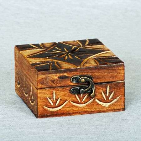 Wooden Carved Box