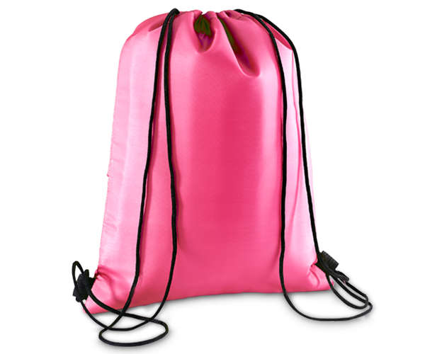 Drawstring cooler bag - pink