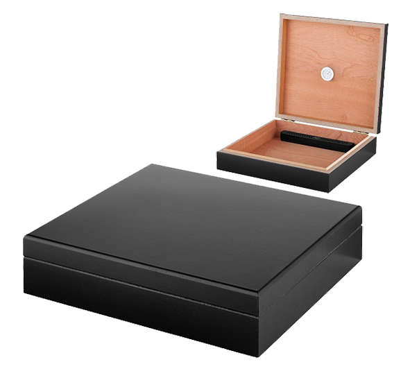 Cigar Humidor - Angelo Black Desktop - 920001 (HUM057)