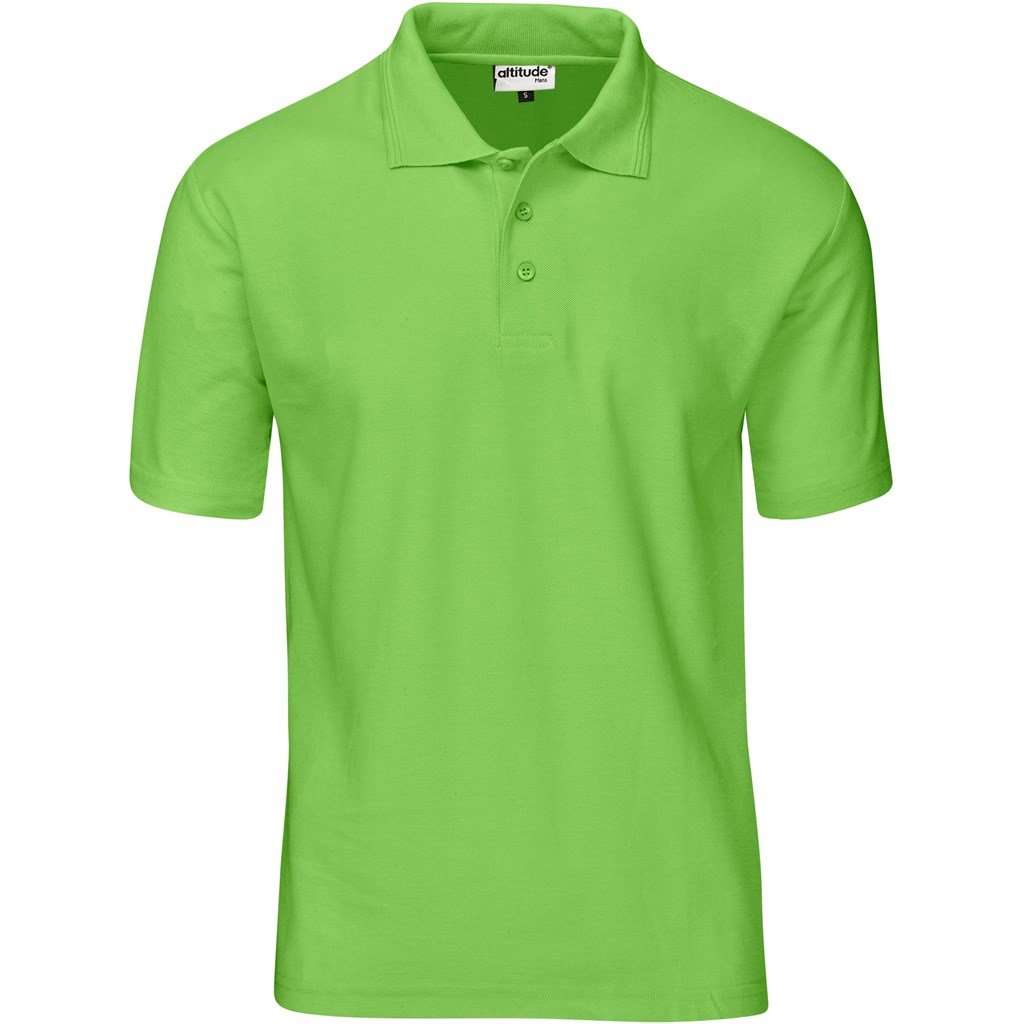 Altitude Basic Pique Kids golfer - lime