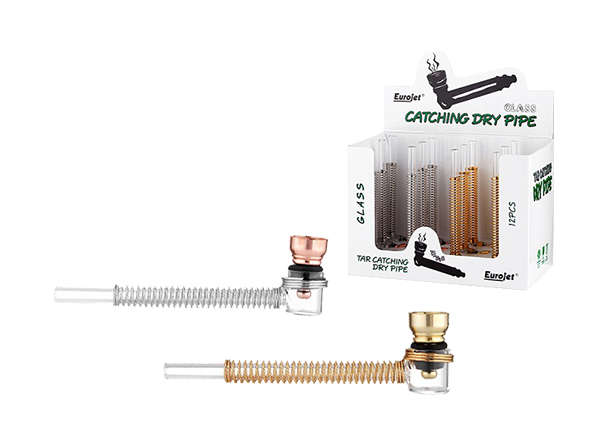 Rasta Pipe - Glass Spring Assorted - 340766 (Pipe8526)