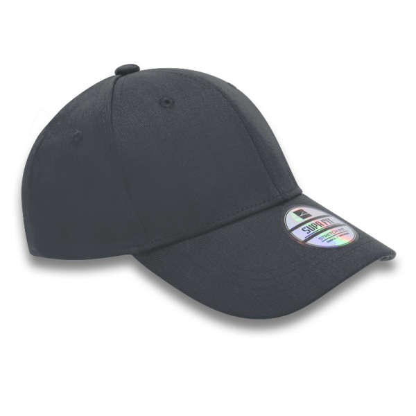 Supa Fit 6 Panel Cap - charcoal