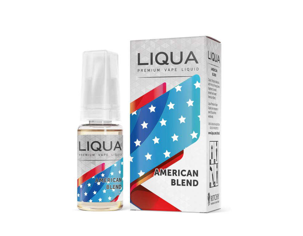 Electronic Cigarette Liquid - Liqua - American 12mg